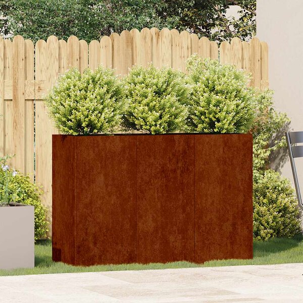 Doniczka Rusty 120x40x80 cm Stal nierdzewna