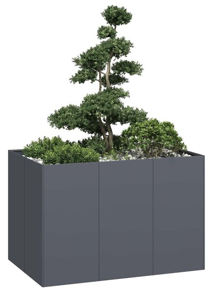 Doniczka Antracyt 120x80x80 cm Stal
