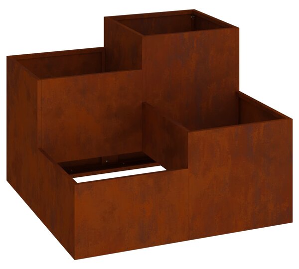 Doniczka ogrodowa Rdzawy 80 x 80 x 60 cm