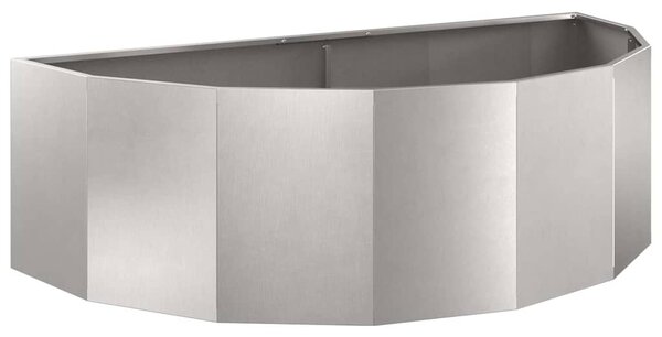 Donica Srebrny 120 x 60 x 35 cm Stal nierdzewna