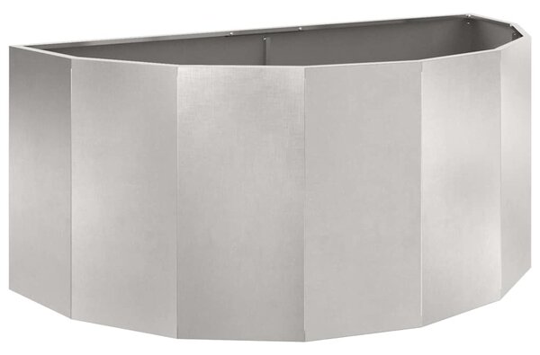 Donica Srebrny 120 x 60 x 50 cm Stal nierdzewna