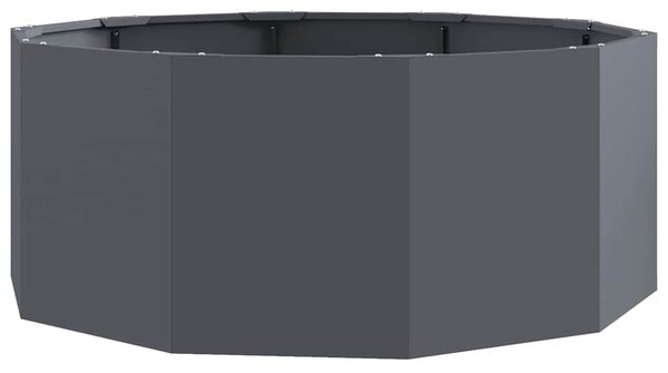 Donica Antracyt 90 x 90 x 35 cm Stal
