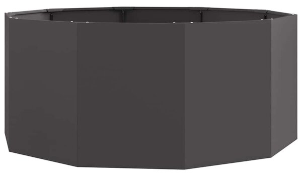 Donica Czarny 120 x 120 x 50 cm Stal