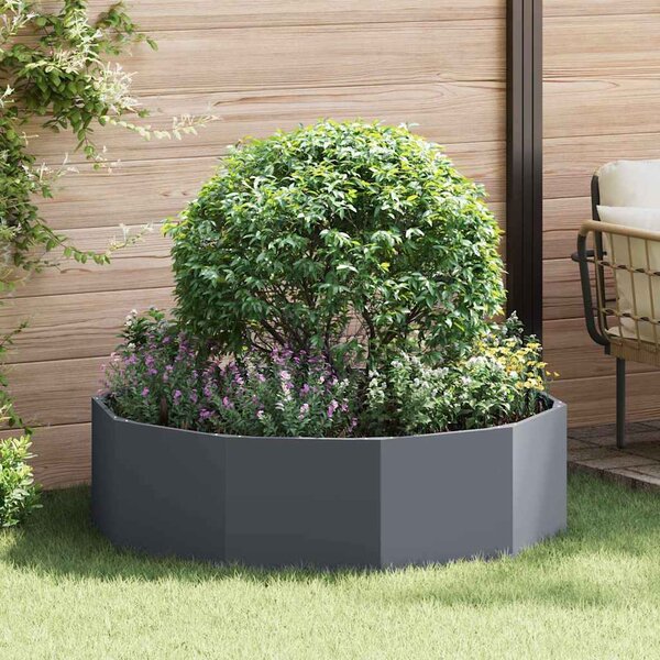 Donica Antracyt 120 x 120 x 35 cm Stal