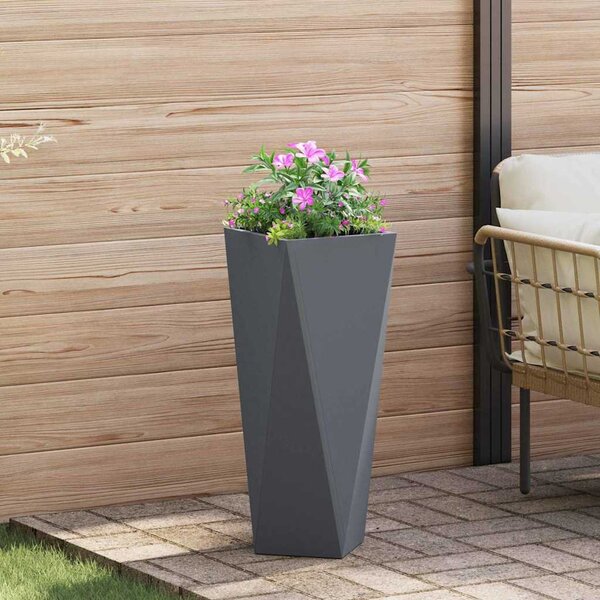 Donica Antracyt 30 x 30 x 75 cm Stal