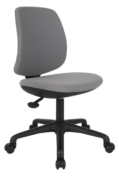 Krzesło biurowe obrotowe Active Black Szary, bez podłokietników, dla dziecka do biurka