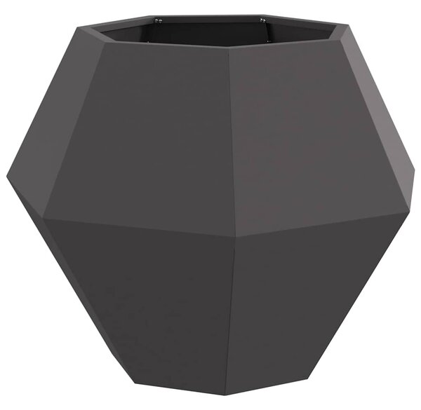 Donica Czarny 75 x 75 x 60 cm Stal