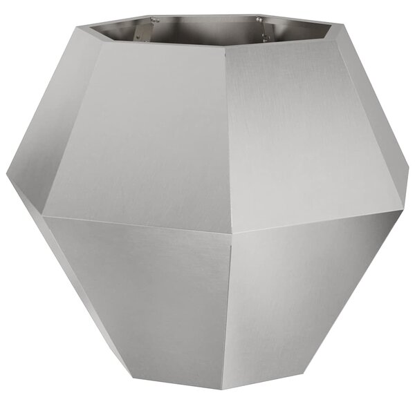 Donica Srebrny 75 x 75 x 60 cm Stal nierdzewna