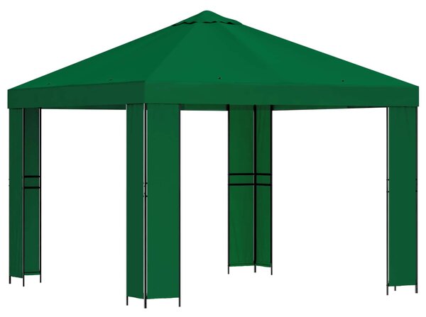 Altana 3 x 3 m zielony Poliester i Stal 190 gsm
