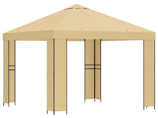 Altana 3 x 3 m kremowy Poliester i Stal 190 gsm