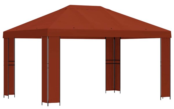 Altana 4 × 3 m terakota Poliester i Stal 190 gsm
