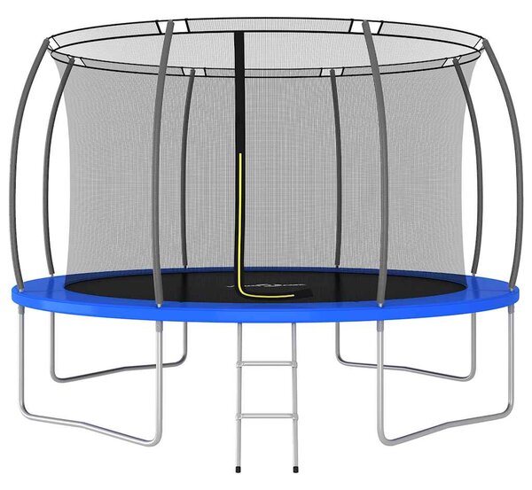 Trampolina z akcesoriami, okrągła, 366x80 cm, 150 kg