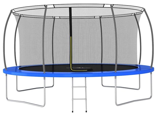 Trampolina z akcesoriami, okrągła, 460x80 cm, 150 kg