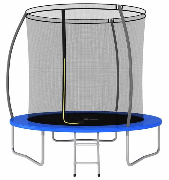 Trampolina z akcesoriami, okrągła, 244x55 cm, 100 kg
