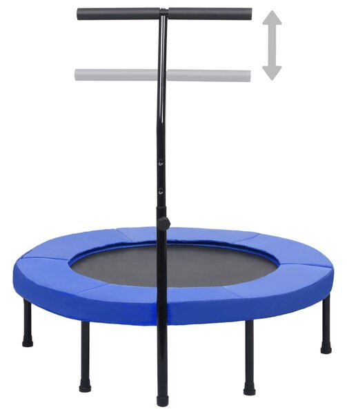 Trampolina fitness, uchwyt i nakładka zabezpieczająca, 102 cm