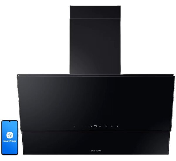 Okap SAMSUNG NK36C9804WB Czarne szkÅo 760m3/h 66dB klasa A+