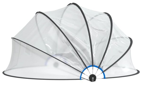Kopuła na basen, okrągła, 376x188 cm, PVC