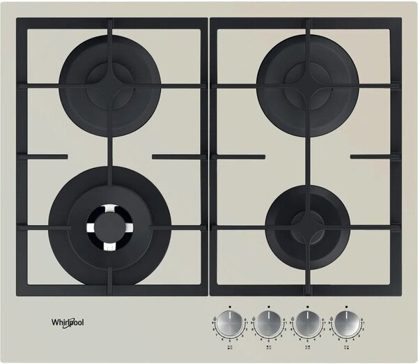Płyta gazowa WHIRLPOOL GOFL629S MultiLevel Flame Żeliwne ruszty WOK Szkło 59cm