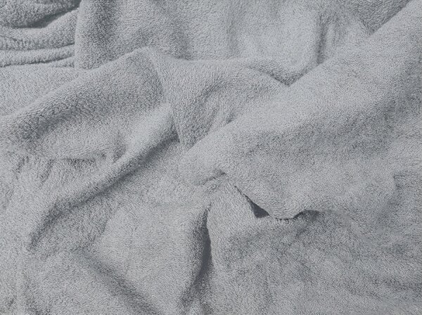 Prześcieradło frotte MOLTON szare 90 x 200 cm