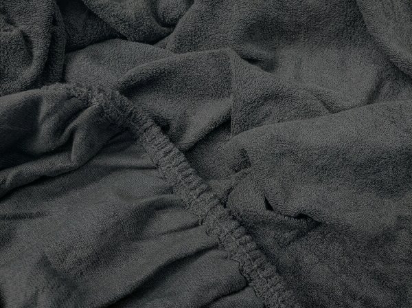 Frotte prześcieradło MOLTON antracytowe 90 x 200 cm