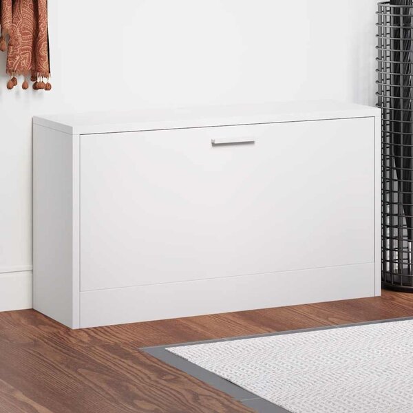 Szafka na buty 80x24x45 cm biała