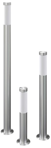 Zestaw lamp ogrodowych, 3-cz., wodoszczelny, stal nierdzewna