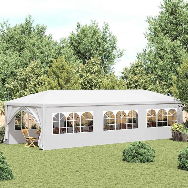 Namiot imprezowy, 3 x 9 m, biały