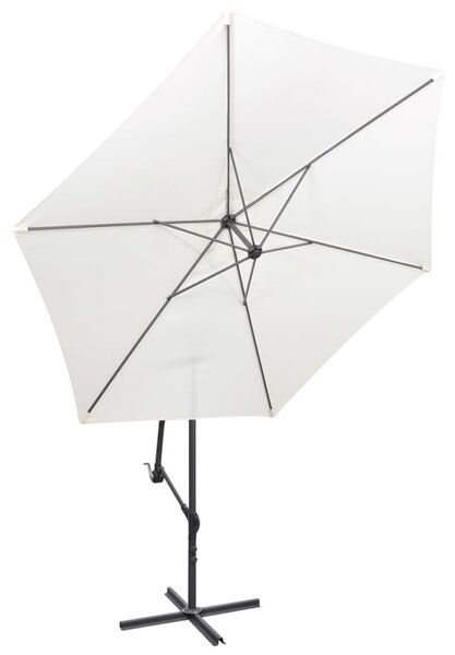 Parasol na wysięgniku 3 m, piaskowy