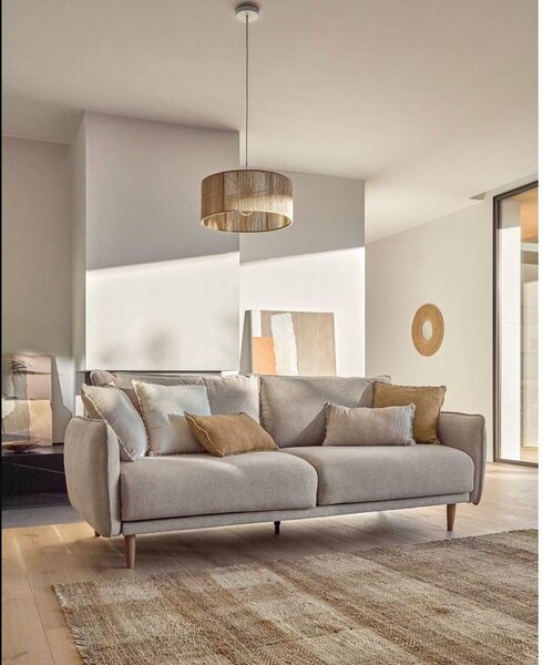 Beżowa sofa 210 cm Carlota − Kave Home