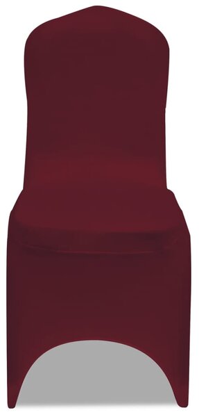 Elastyczne pokrowce na krzesła, 100 szt, bordowe, 130339x2