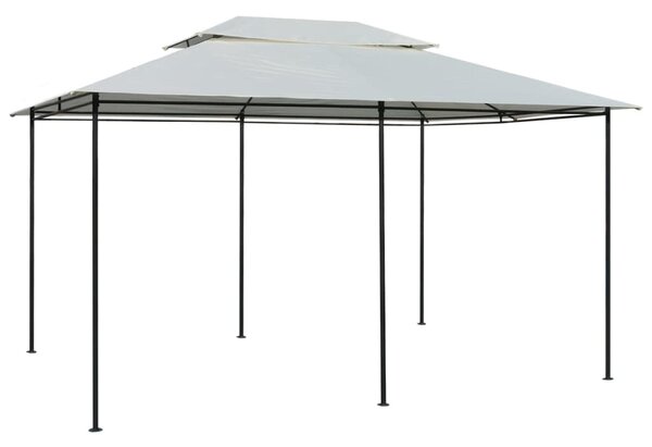 Namiot ogrodowy z zasłonami, 4 x 3 m, biały