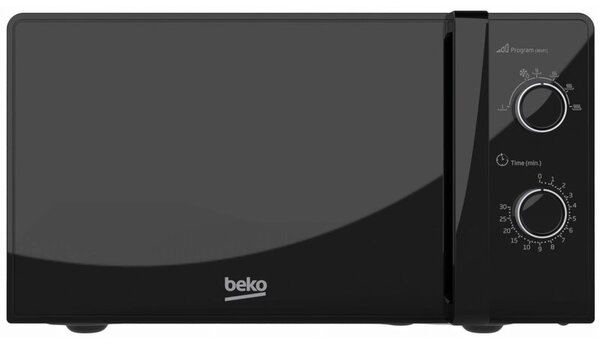 Kuchenka mikrofalowa BEKO MOC20100BFB 700W średnica 24.5 cm pojemność 20L Czarny