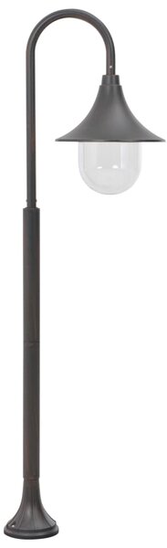 Lampa ogrodowa na słupku, 120 cm, E27, aluminium, kolor brązu