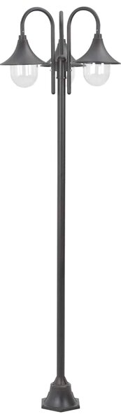 Latarnia ogrodowa 3-punktowa, 220 cm, E27, kolor brązu