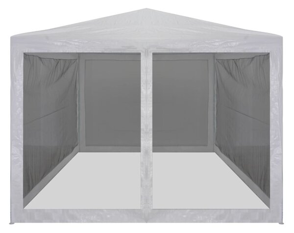 Namiot imprezowy z 4 siatkowymi ściankami, 4x3 m