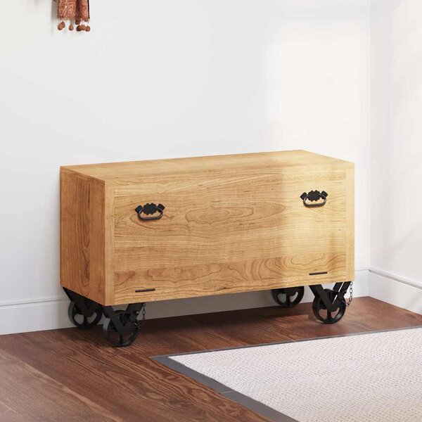 Szafka na buty, 86x35x55 cm, lite drewno mango