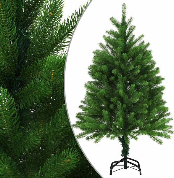 Sztuczna choinka z realistycznymi igłami, 120 cm, zielona