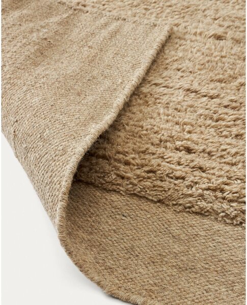 Beżowy dywan wełniany 160x230 cm Marely – Kave Home