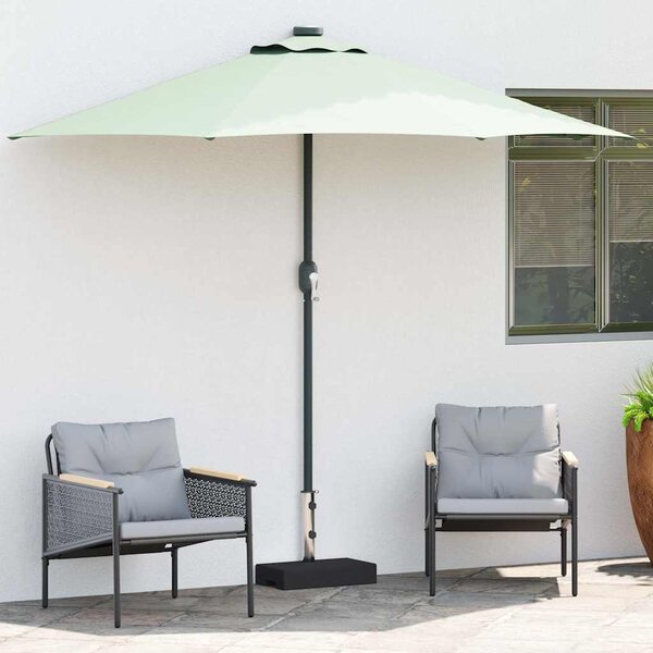 Prostokątna podstawa pod parasol, granitowa, 25 kg, czarna