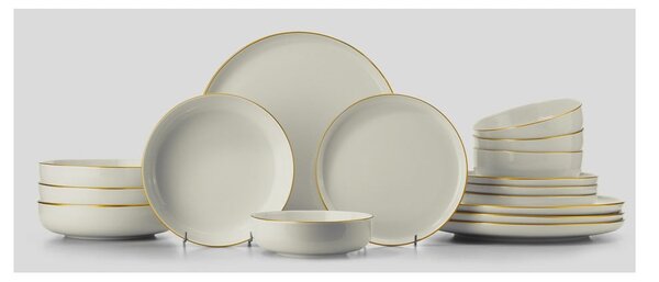 Zestaw talerzy z porcelany 16 szt. – Hermia
