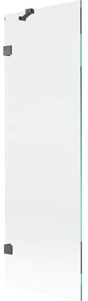 Mexen Lunar parawan nawannowy 1-skrzydłowy 60 x 150 cm, transparent, gun gray szczotkowany - 897-060-000-66-00