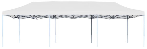 Składany namiot imprezowy, 3 x 9 m, biały