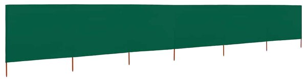 Parawan 6-skrzydłowy z tkaniny, 800x120 cm, zielony