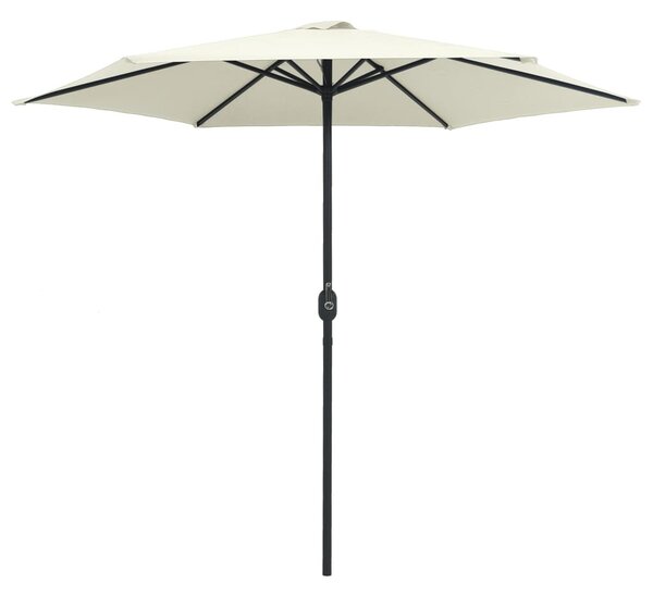 Parasol ogrodowy na aluminiowym słupku, 270x246 cm, piaskowy