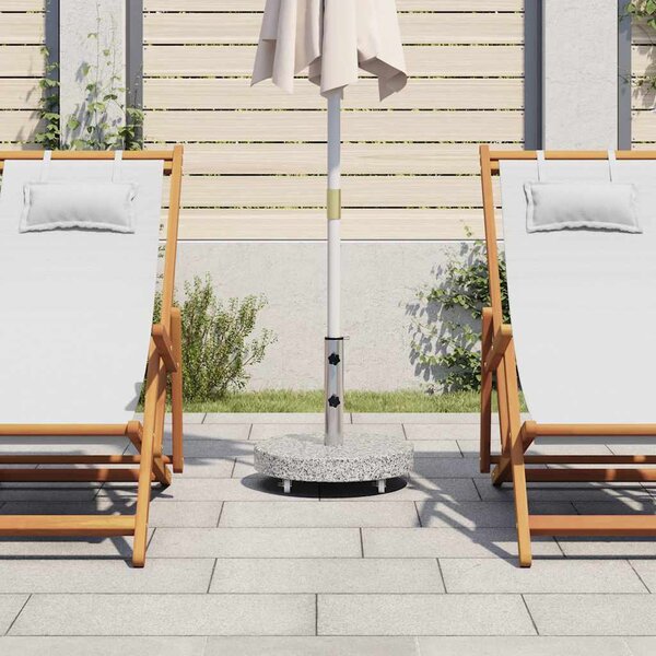 Podstawa pod parasol, granitowa, 30 kg, okrągła, szara