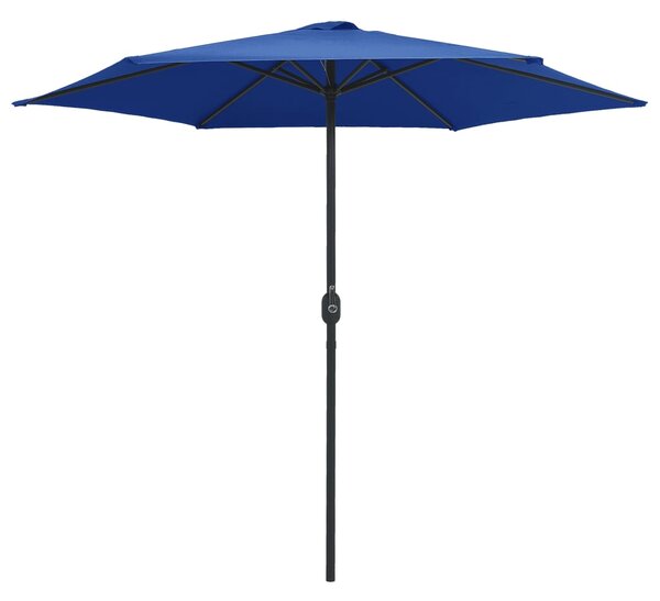 Parasol ogrodowy na aluminiowym słupku, 270x246 cm, niebieski