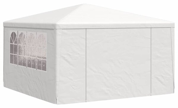 Namiot imprezowy ze ściankami, 4x4 m, biały, 90 g/m²