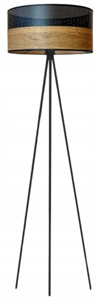 Lampa stojąca podłogowa trójnóg z abażurem walec 40cm JOLLY