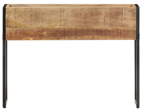 Donica, 90x20x68 cm, surowe drewno mango