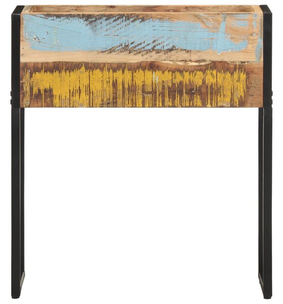Donica, 60x20x68 cm, lite drewno z odzysku